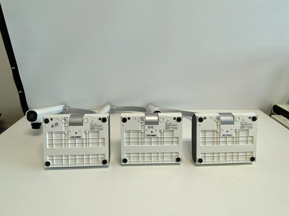 Lot #19: Lot of 3 Elmo TT-02RX Interactive Document Camera