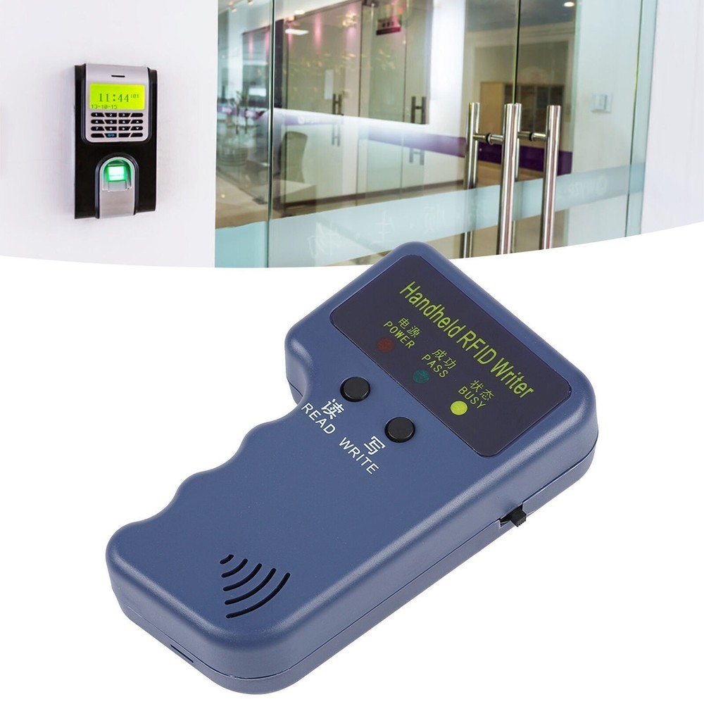 125KHz EM4100 Portable Handheld RFID ID Card Copier Reader Writer Duplicator