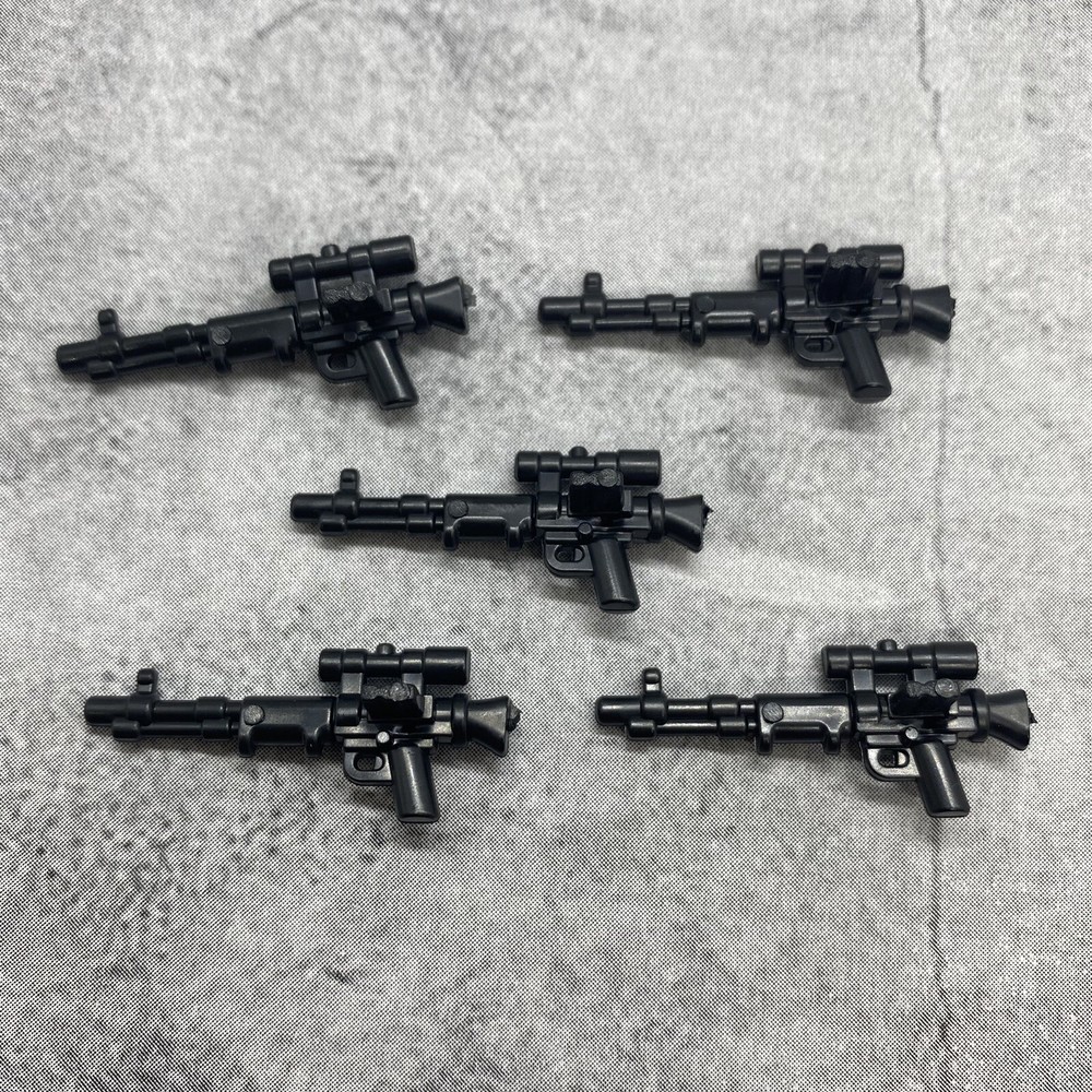 5pack Light Machine Gun side Mag Blocks Weapons for Minifigures B11675 Ww2