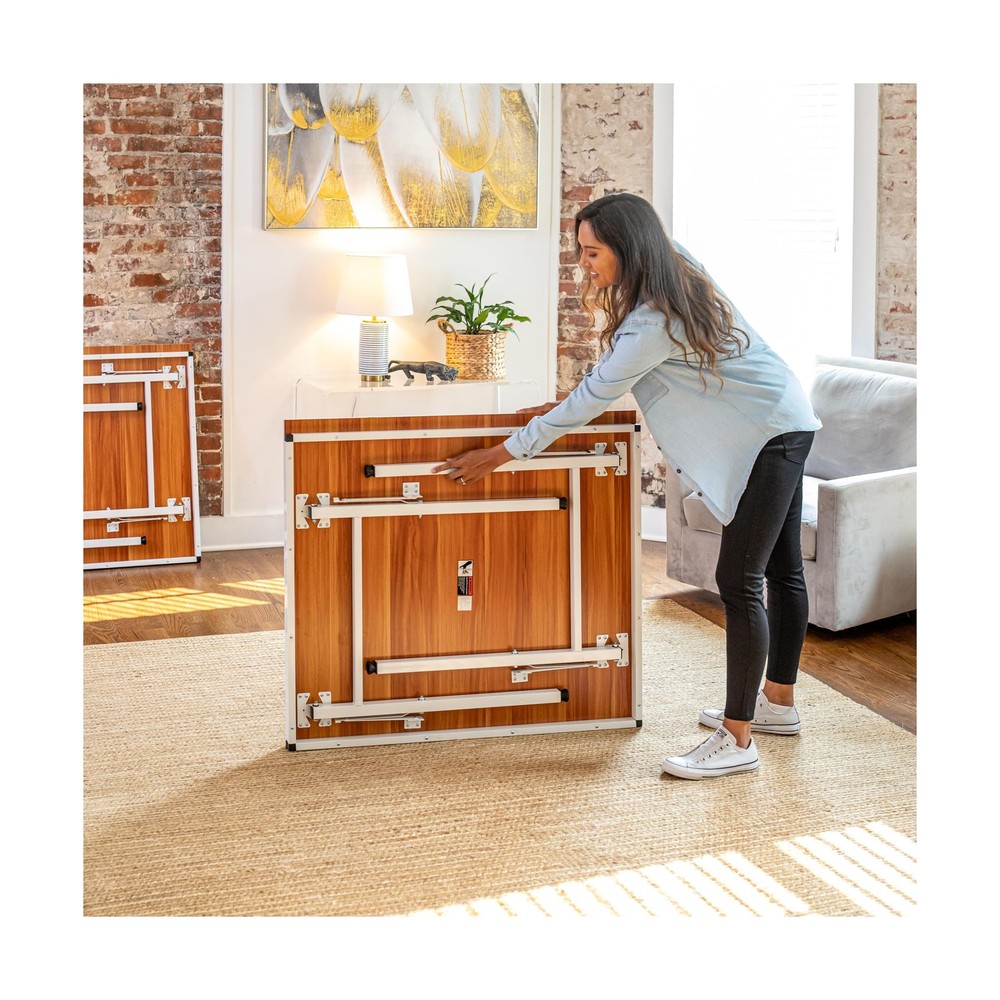 Compact Ping Pong Table Perfect for Tight Spaces - NO ASSEMBLY REQUIRED