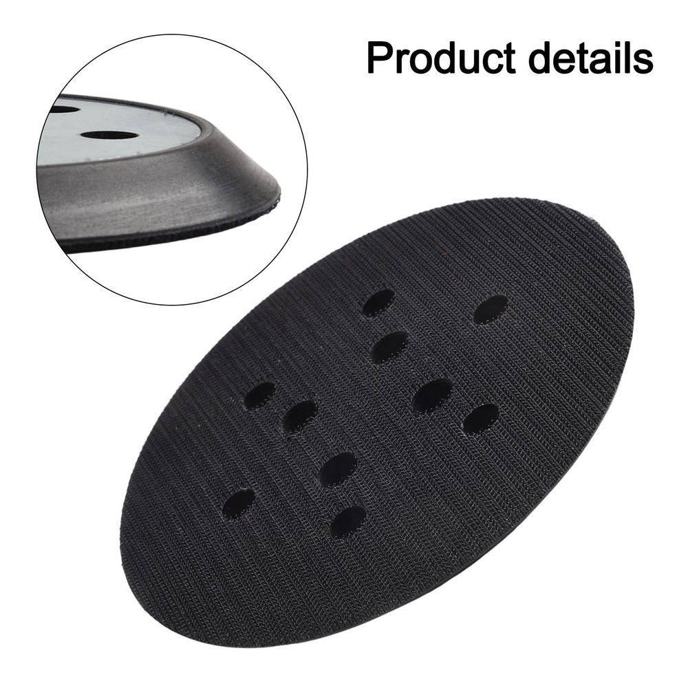 Replacement Backing Pad For Random Orbit Sander 6 Inch 8 Hole Hook&Loop