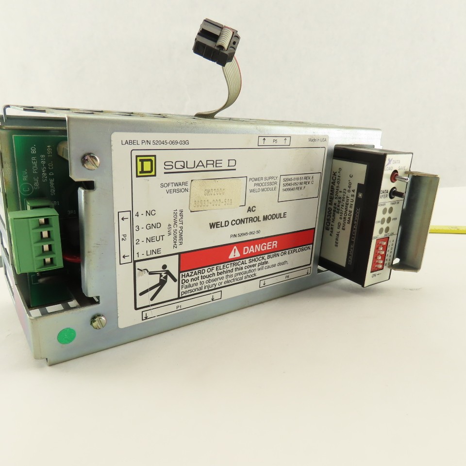 Square D 30532-002-50A Software Version GM0200G AC Weld Control