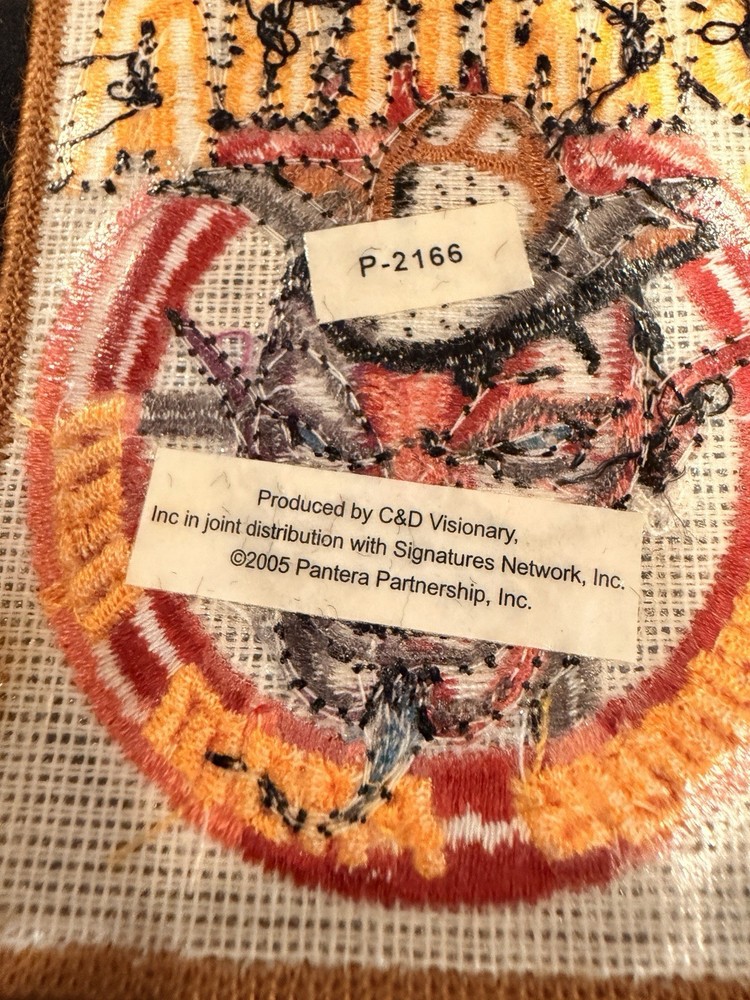 Licensed Pantera “Cowboys From Hell” Embroidered Patch – Vintage Devil Cowboy