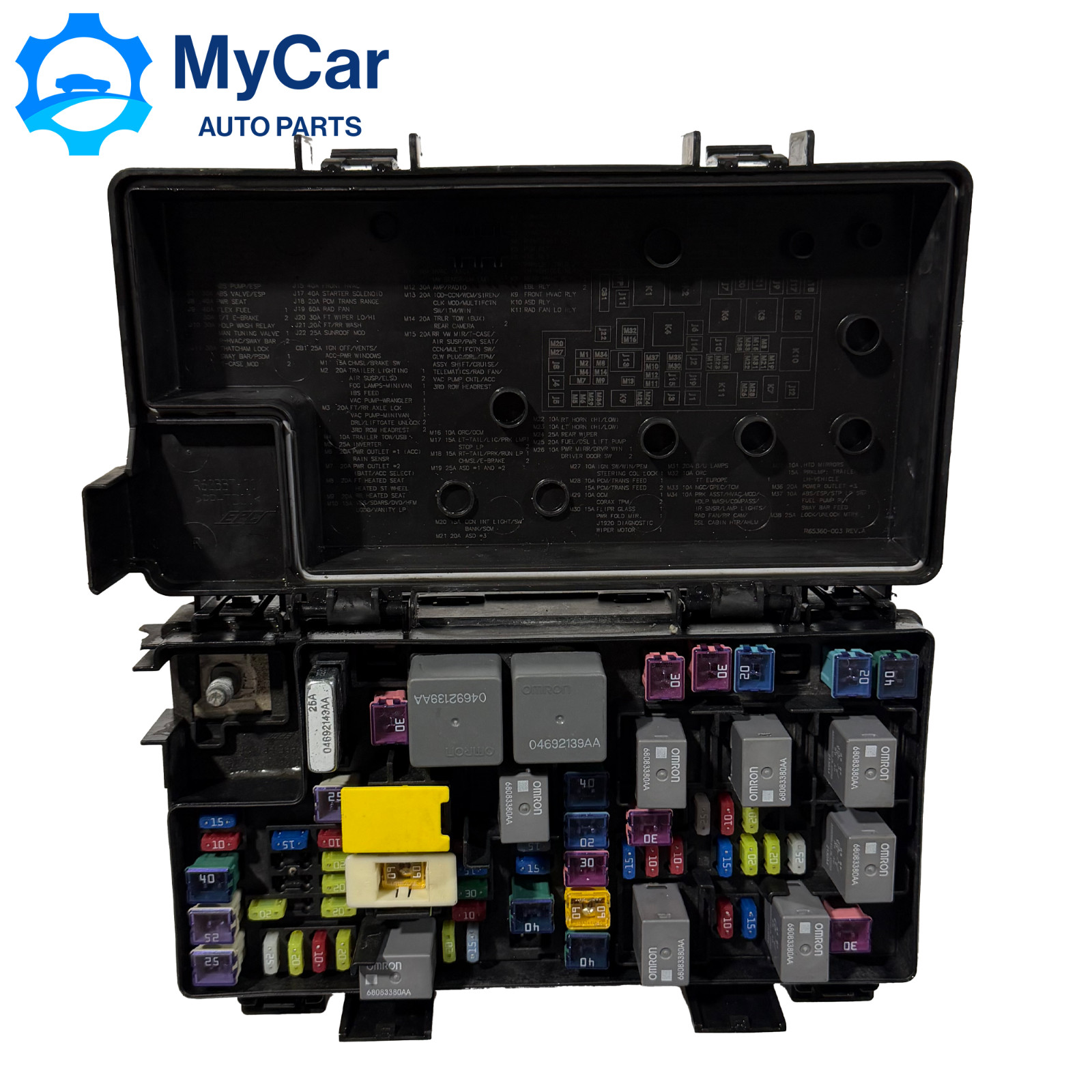 OEM 2012 Dodge Ram 1500 2500 Fuse Box Power Control Module Unit 68089323AF