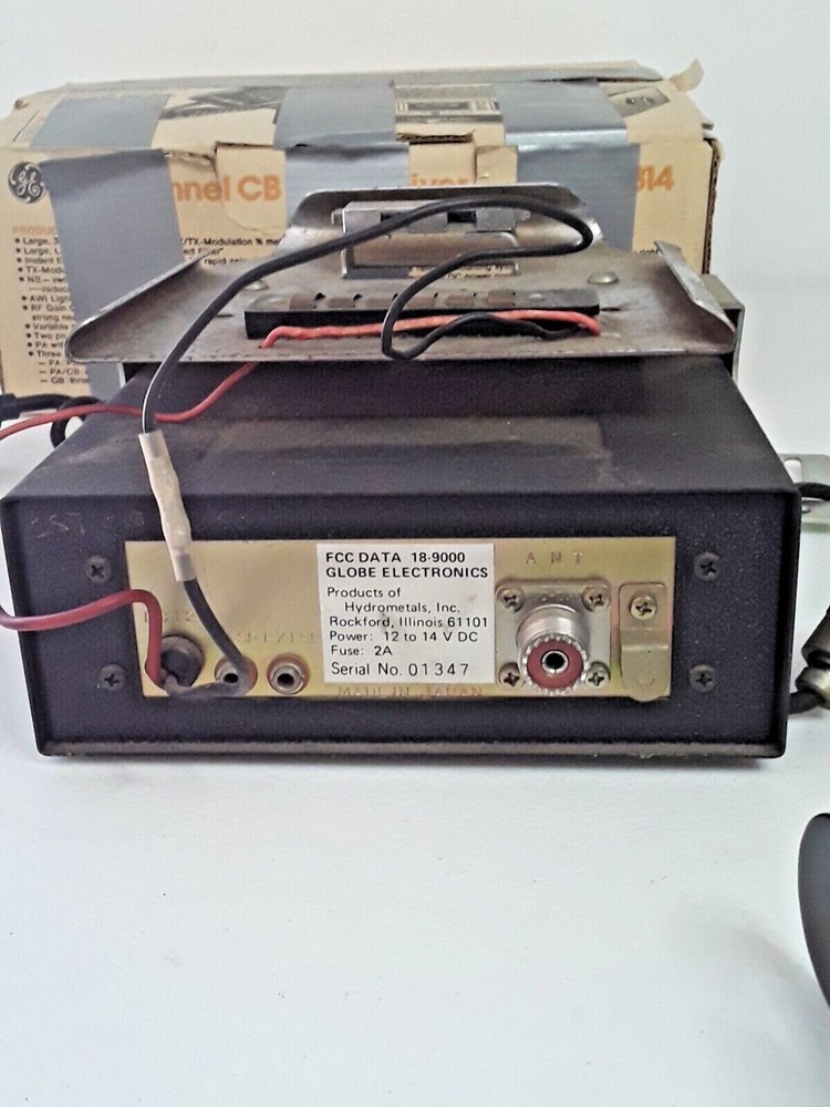 1977 Globe Electronics 9000 18-9000 CB Radio Citizen Band Ham MOBILE TRANSCEIVER