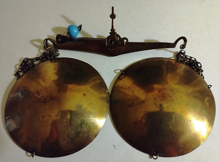 Vintage copper scales