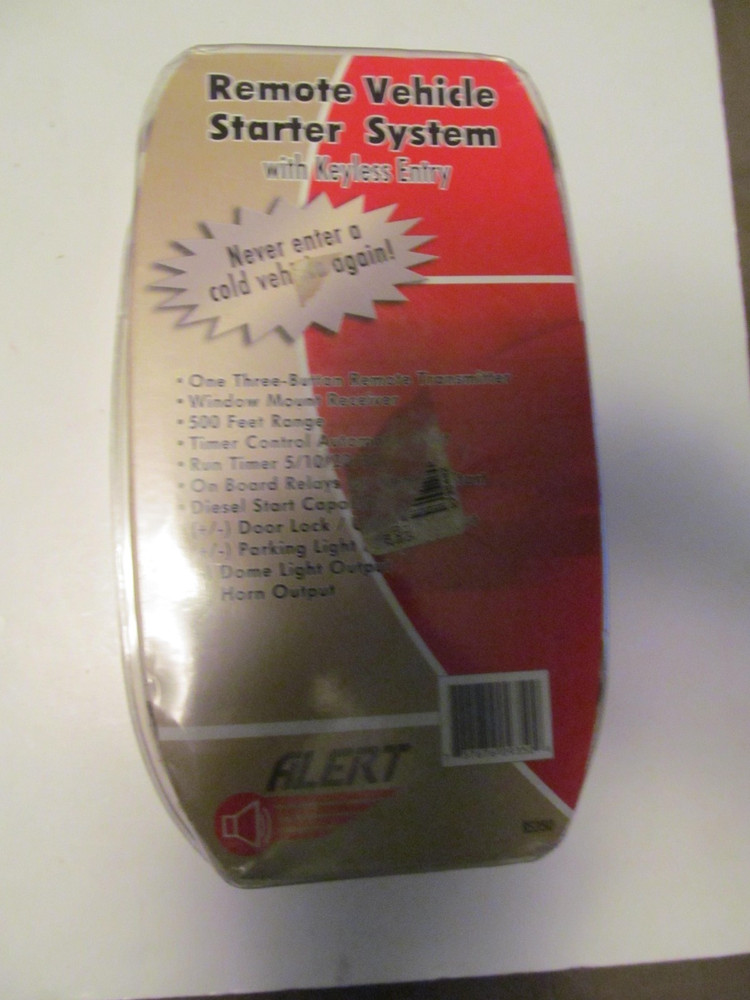 Alert Remote Vehicle Start System w/ Keyless Entry Model RS350 As-Is
