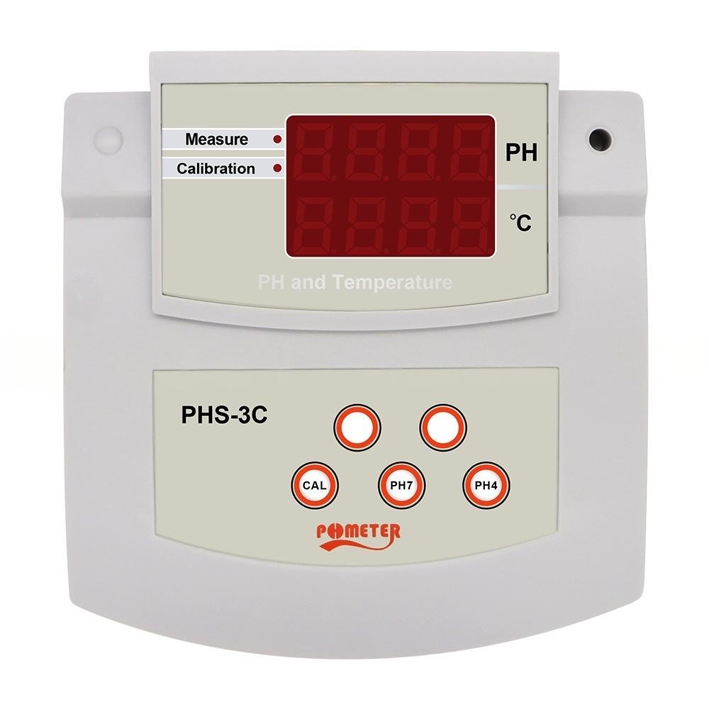 PHS-3C Desktop PH Meter Portable Compact Acidity Alkalinity Tester Lab Tool