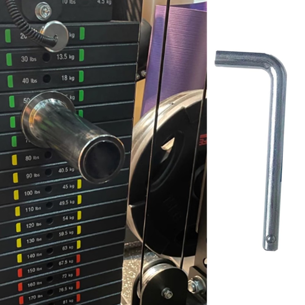 Gym Weight Stack Pin Replacement L Handle Weight Machine Pin 2 Pack