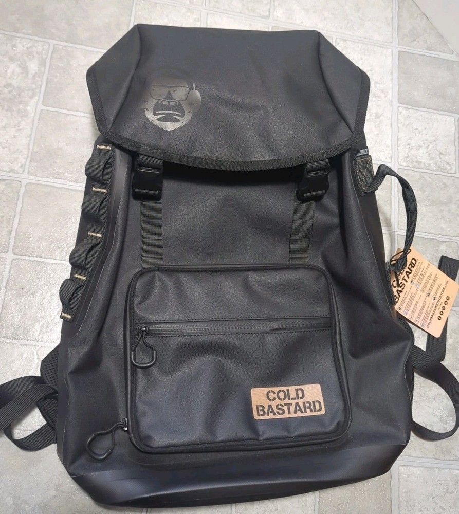 Cold Bastard Dry Pack Waterproof Backpack Black Large