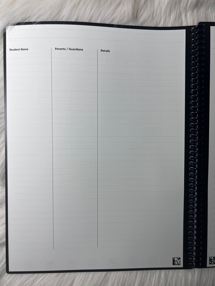 Rocketbook Teacher Planner - Reusable Monthly Planner. 12 Mo. undated