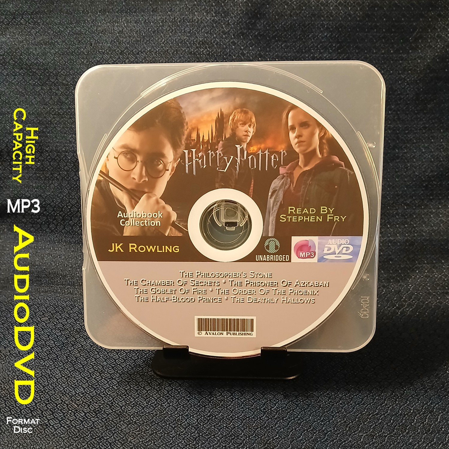 The HARRY POTTER Series Read By Stephen Fry - 7 MP3 Audiobooks