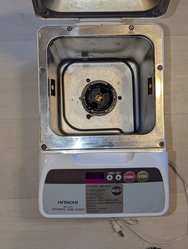 Hitachi Automatic Home Bakery Bread Maker Machine HB-D102 Tested Refurbished