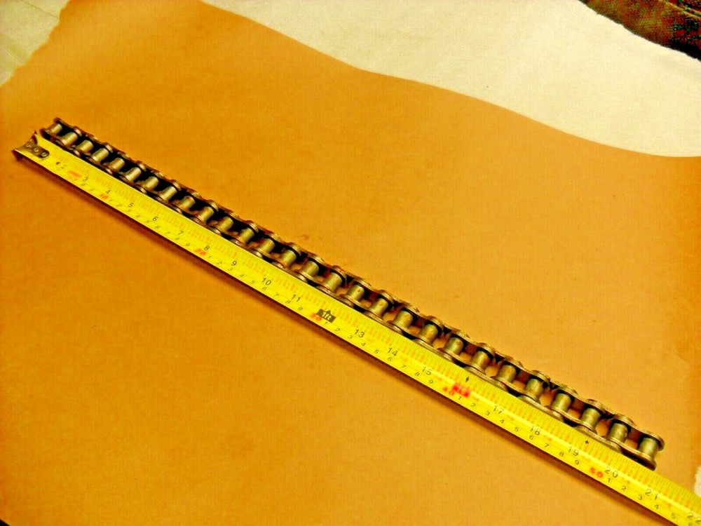 Renold #60 Single Strand Roller Chain Riveted 21" New