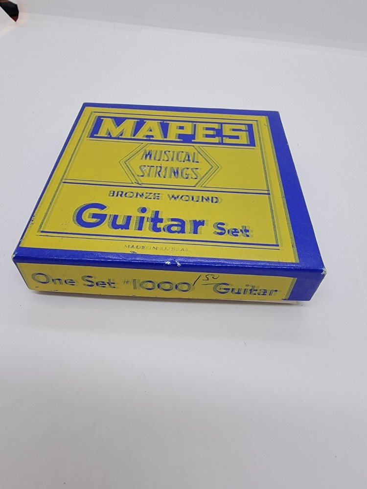 Mapes Bronze Wound Guitar Strings Old New stock