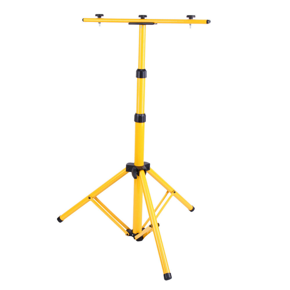Adjustable LED Work Light Tripod Stand 24in-62.2in Flood PAR Light Telescoping