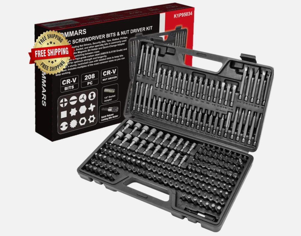 Gunsmith Screwdriver Set Wheeler Gunsmithing Firearm Tools Kit 208 Bits Pro NEW