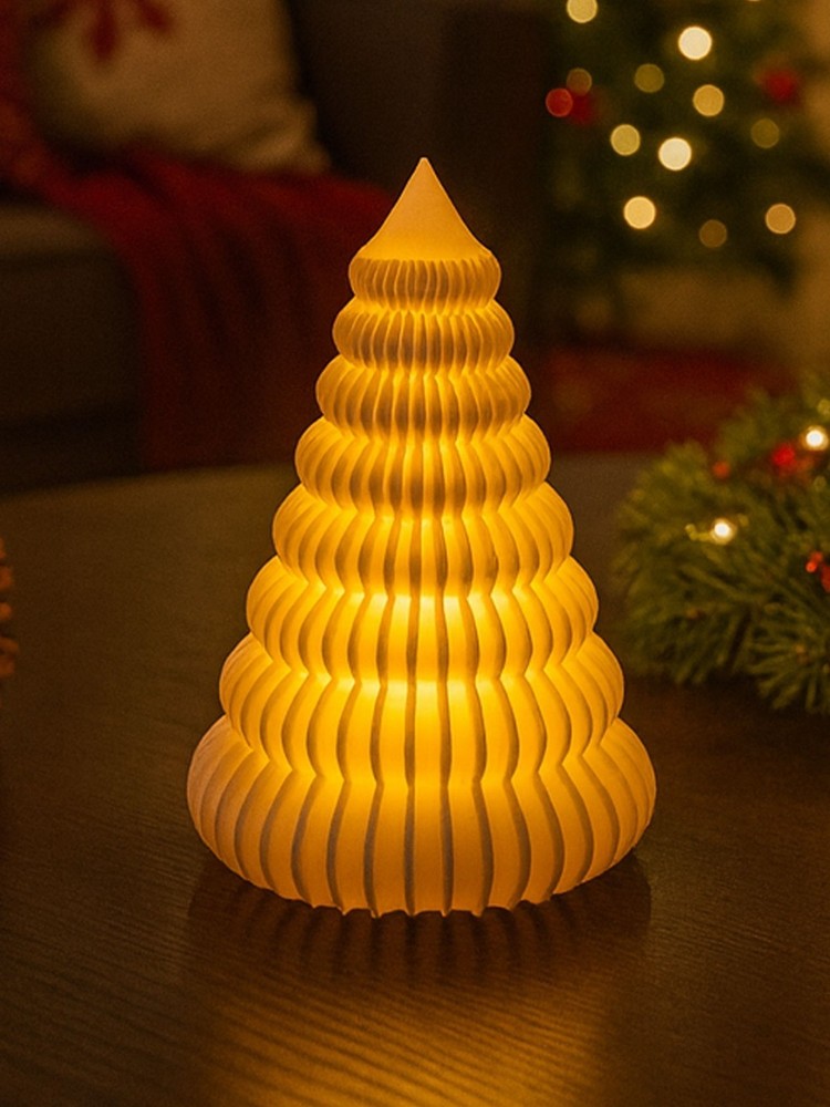 Christmas Ribbed LED Christmas Tree