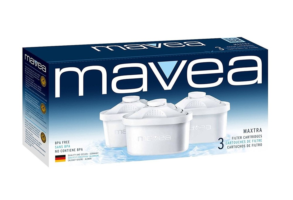 MAVEA Maxtra Replacement Filter for MAVEA Water Filtration Pitcher 3-Pack White