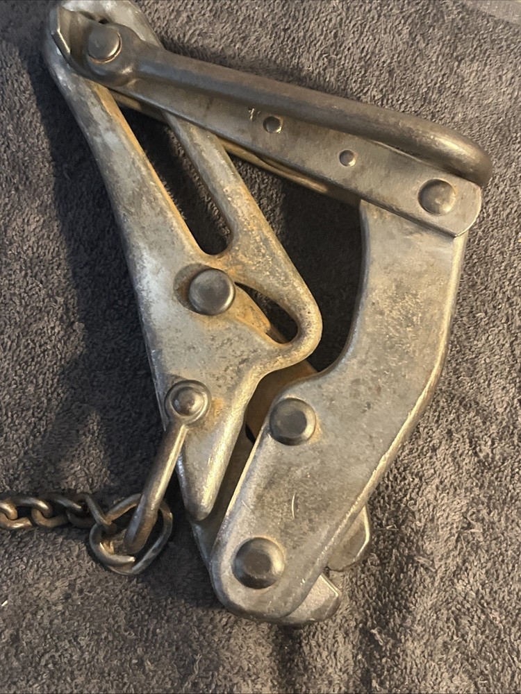 Vtg M Klein & Sons 4-67 Bell System Cable Wire Puller Max 5000 Lbs Type B