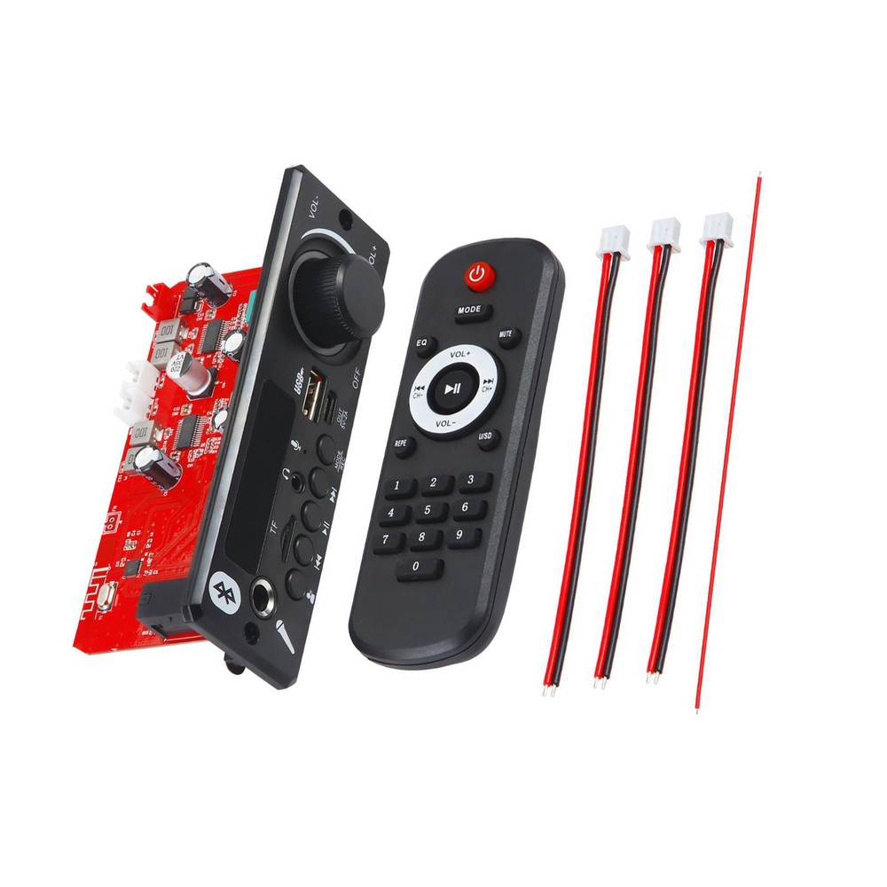 Versatile MP3 Decoder W/Radio Antenna Bluetooth 5.0 USB/TF/FM/Headphone Support