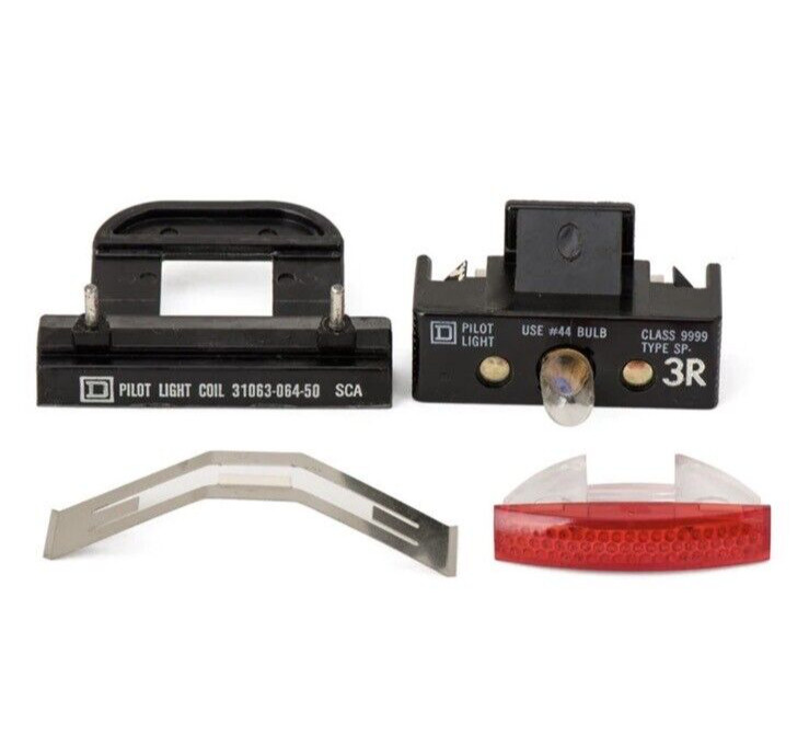 ⚡️Square D 9999SP3R Red Starter and Contactor Pilot Light Kit