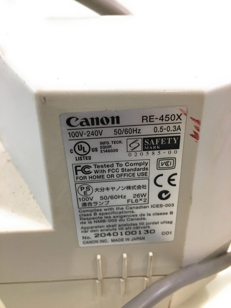 Canon Visualizer re-450x Digital Overhead Document Camera