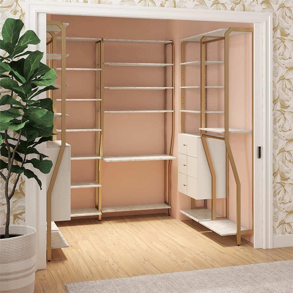 CosmoLiving by Cosmopolitan Gwyneth Closet-Vanity