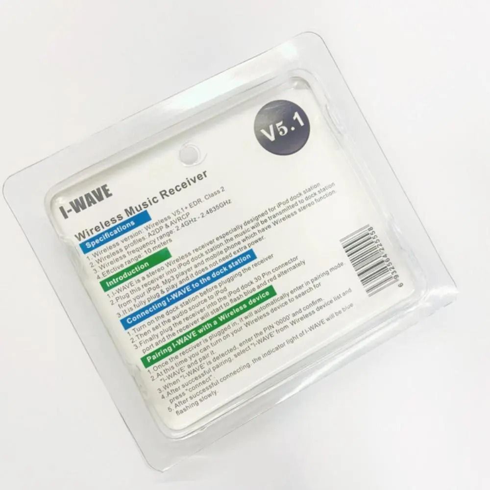 Mini 30 Pin Bluetooth 5.1 Audio Receiver Bluetooth Wireless Adapter Receiver