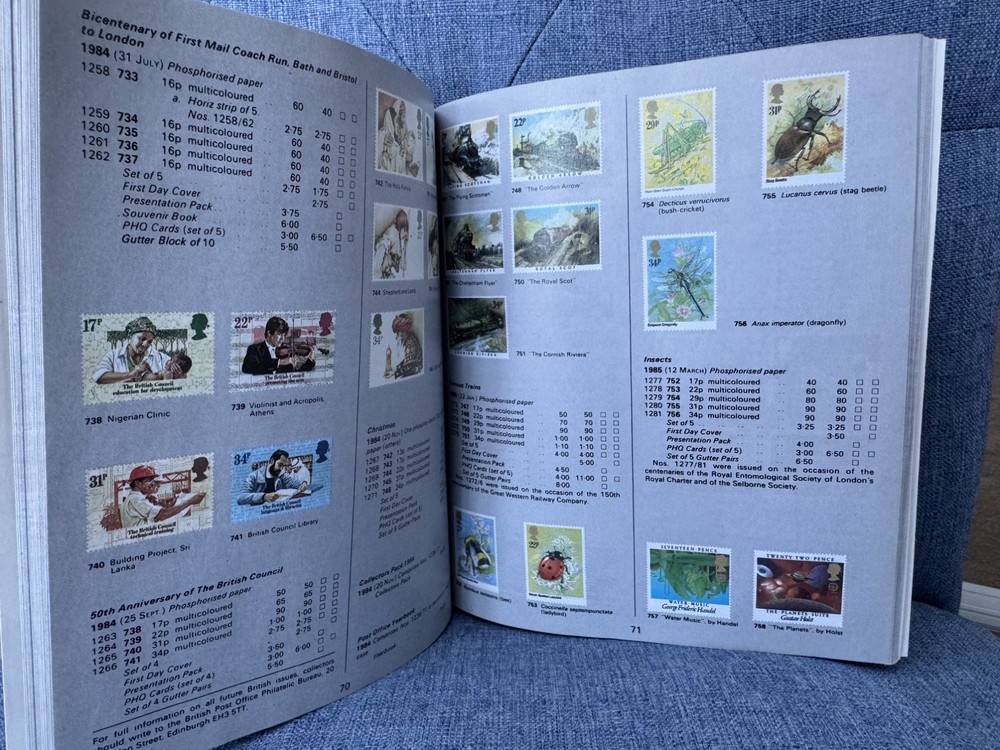 STANLEY GIBBONS BRITISH STAMPS CATALOGUE 1995
