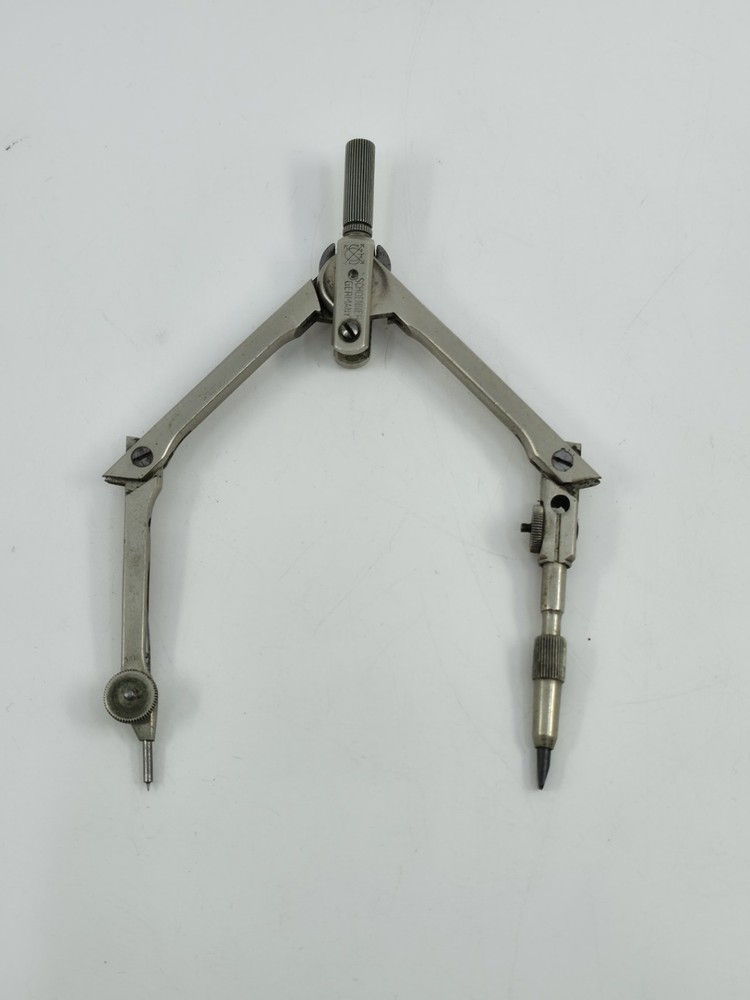 Vintage Schoenner Germany Drafting Compass Technical Drawing Tool