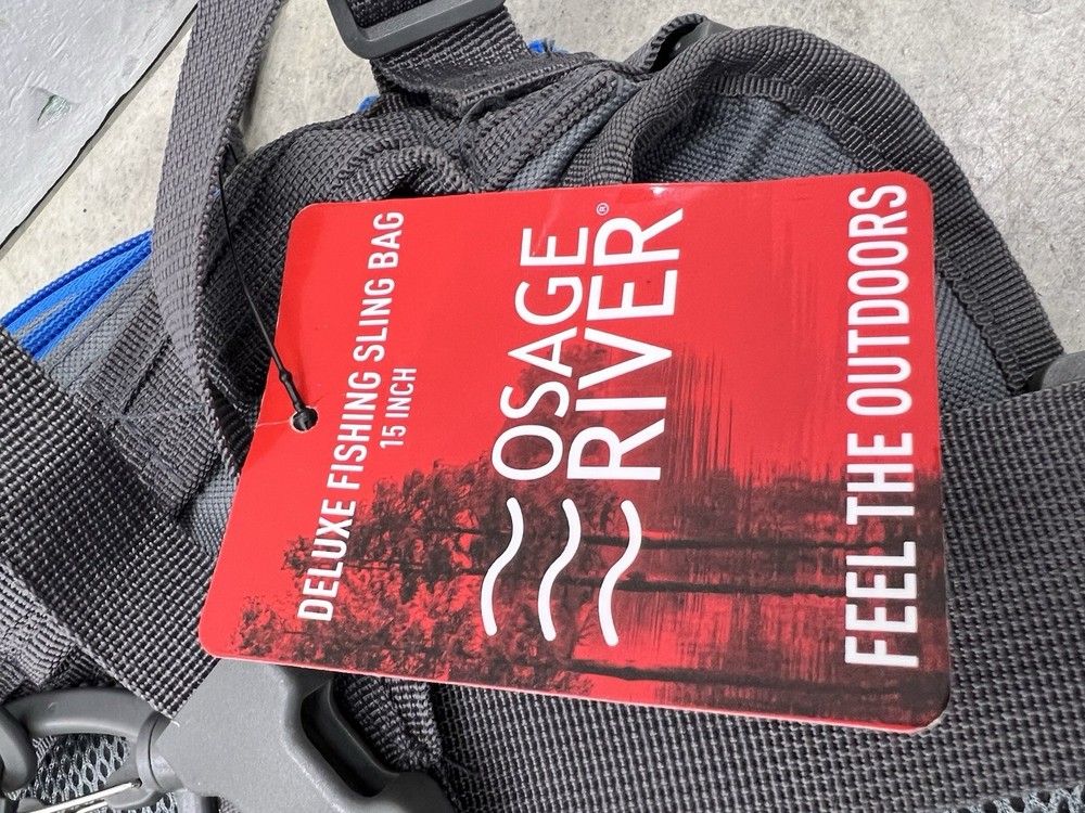 Osage River Taber Sling Bag - Blue/Gray