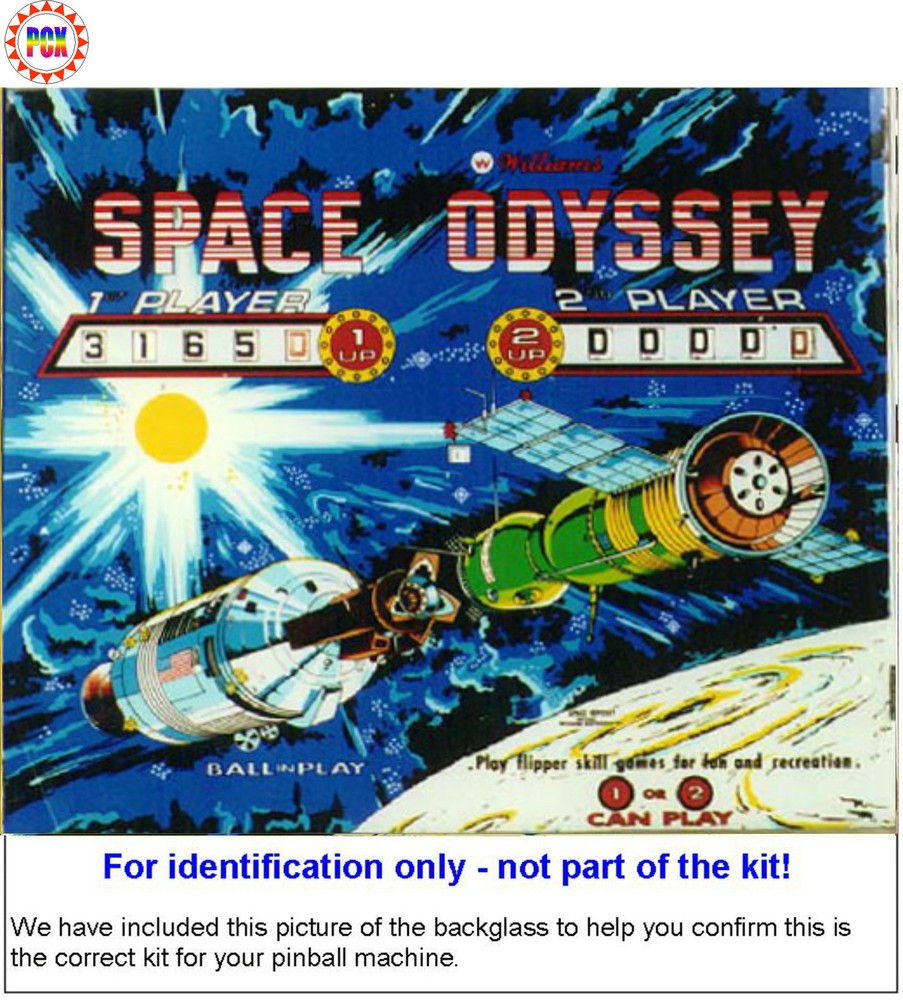 1976 Williams Space Odyssey Pinball Basic Tune-up Kit - Includes Rubber Ring Kit