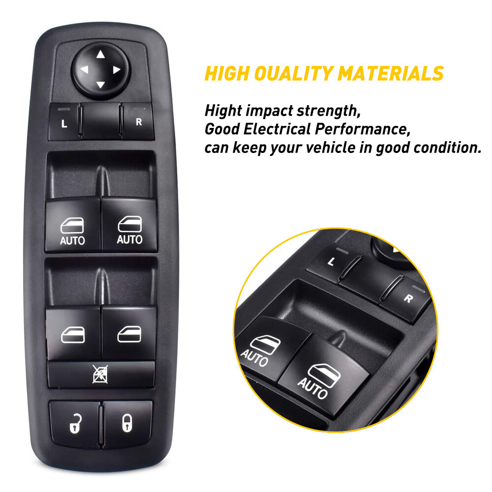 Driver Side Door Window Switch Panel Control For 2009-2012 Dodge Ram 1500 2500