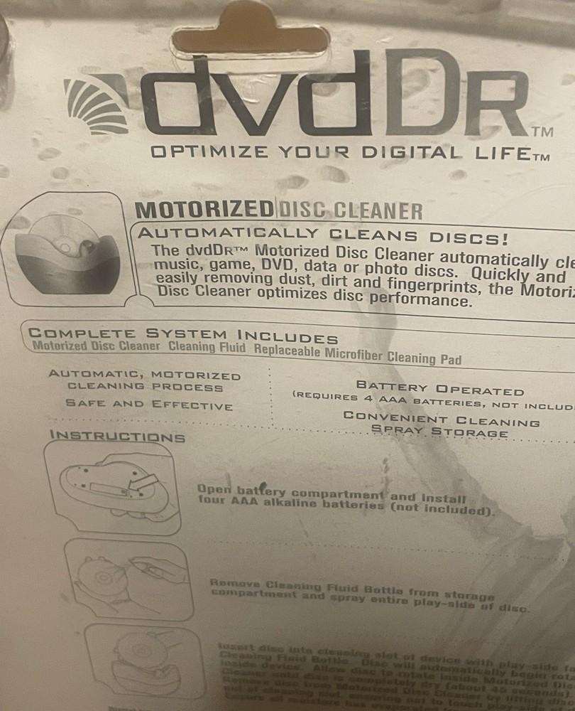 clean dr. motorized automatic disc leaner 70101 00 new