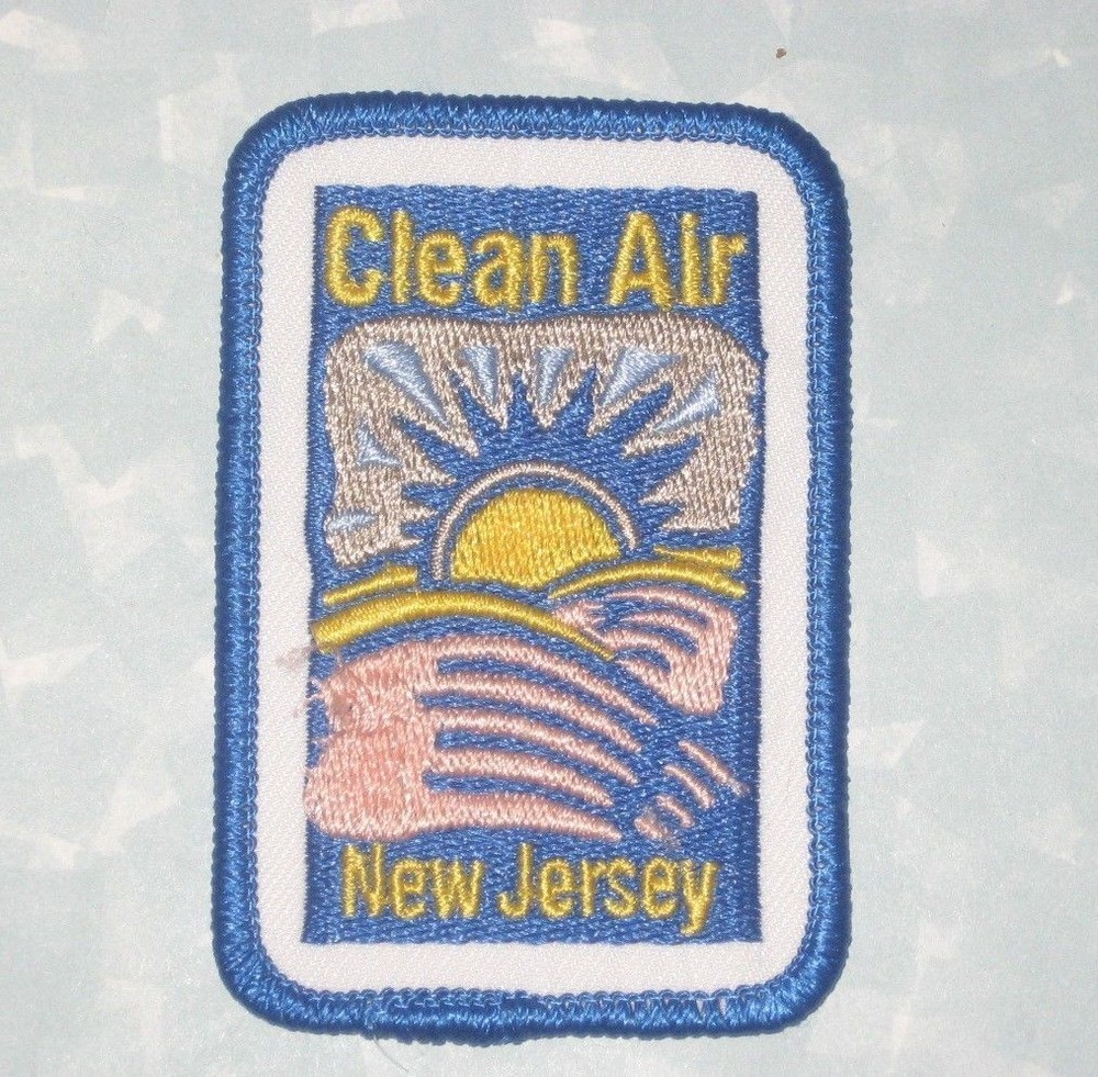 Clean Air New Jersey Patch - 2" x 3"