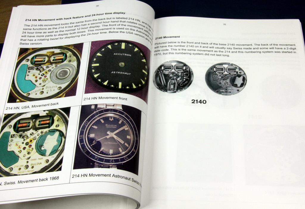 “Complete Guide to Bulova Accutron watches" HARDBOUND BOOK 530 PAGES 1100 ID'D