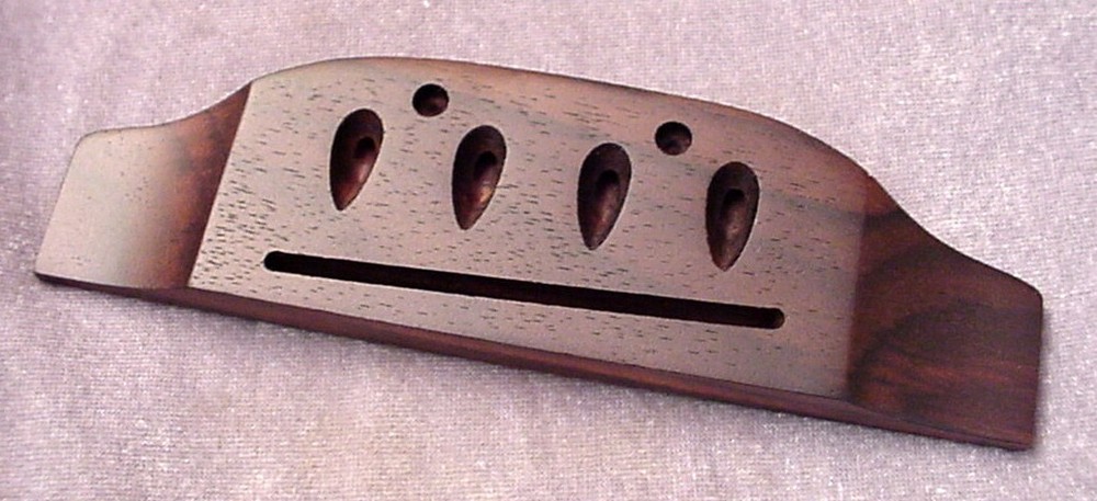 BRIDGE FOR ACOUSTIC BASS GUITAR - TAILPIECE TYPE