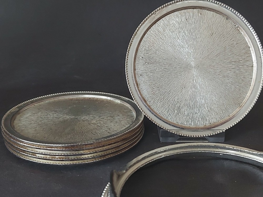 Lichfield Silver Plated Coasters Set