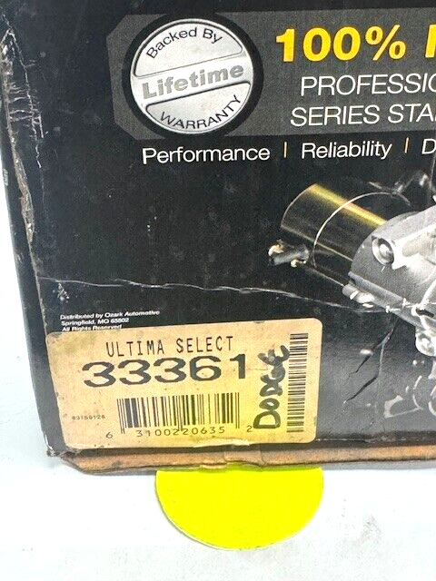 ULTIMA SELECT PROFFESIONAL SERIES STARTER MOTOR33361