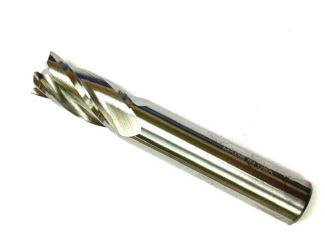 1/2" 4 FLUTE SOLID CARBIDE END MILL HTC #120-4500 1" FLUTE X 3" OVERALL