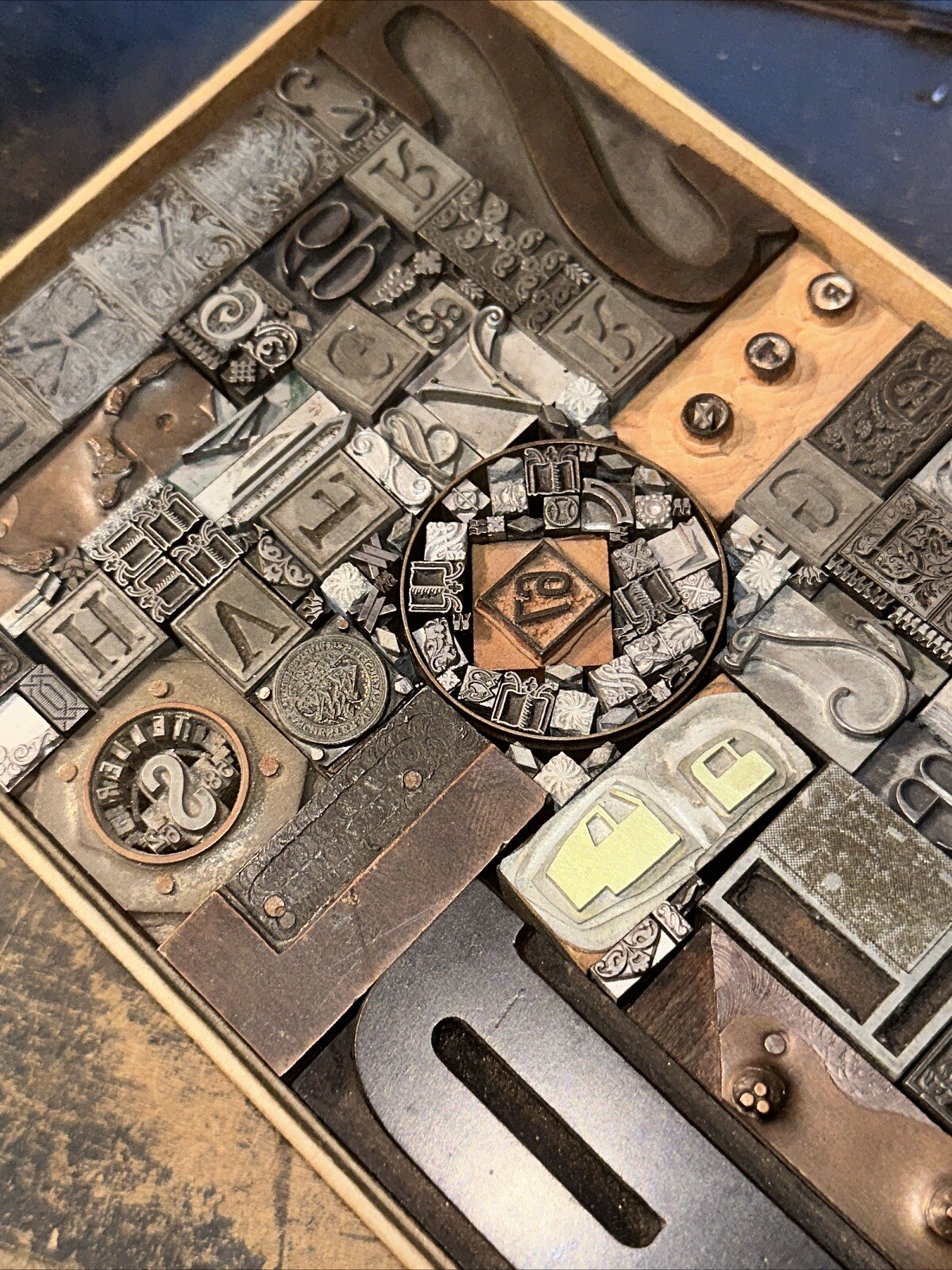 Printing Blocks Ornamentals Borders Dingbats. Wonderful Variety!! #D Beautiful!