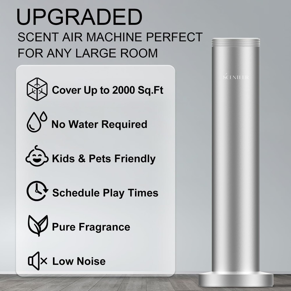 Wireless Hotel Scent Diffuser-Cordless Rechargeable Diffuser for Whole House-...