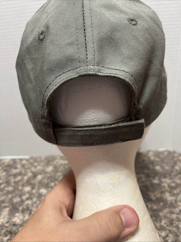 Mac Tools Hat Mac Embroidered Logo Gray Cap Adjustable Hook And Loop Size