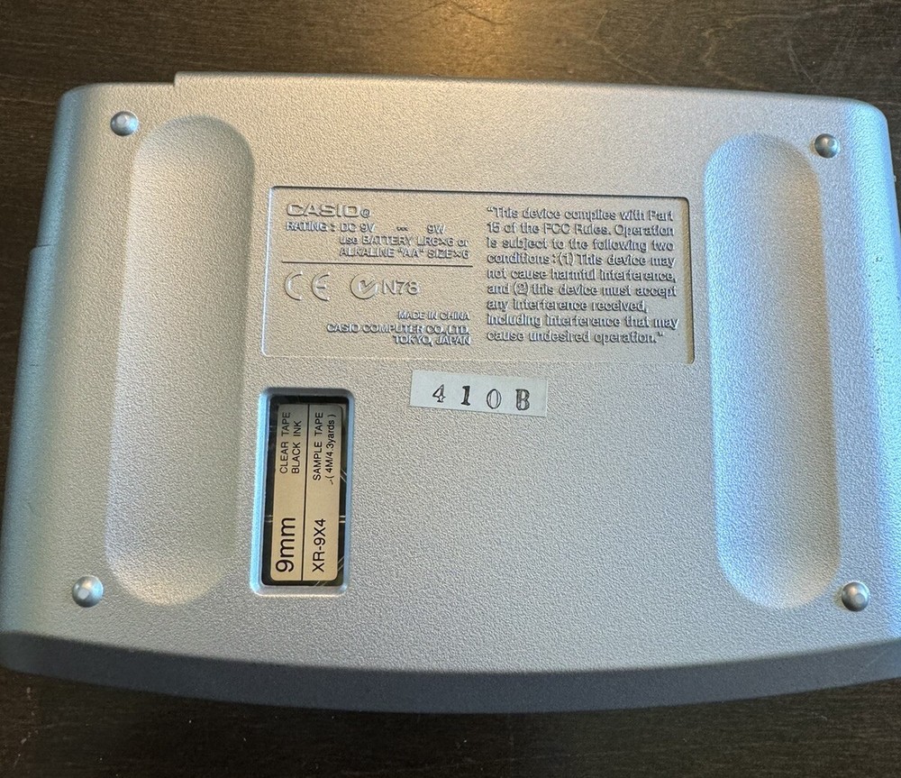 Casio KL-60 Label it! EZ-Label Printer Plus Label Maker With Labels Tested