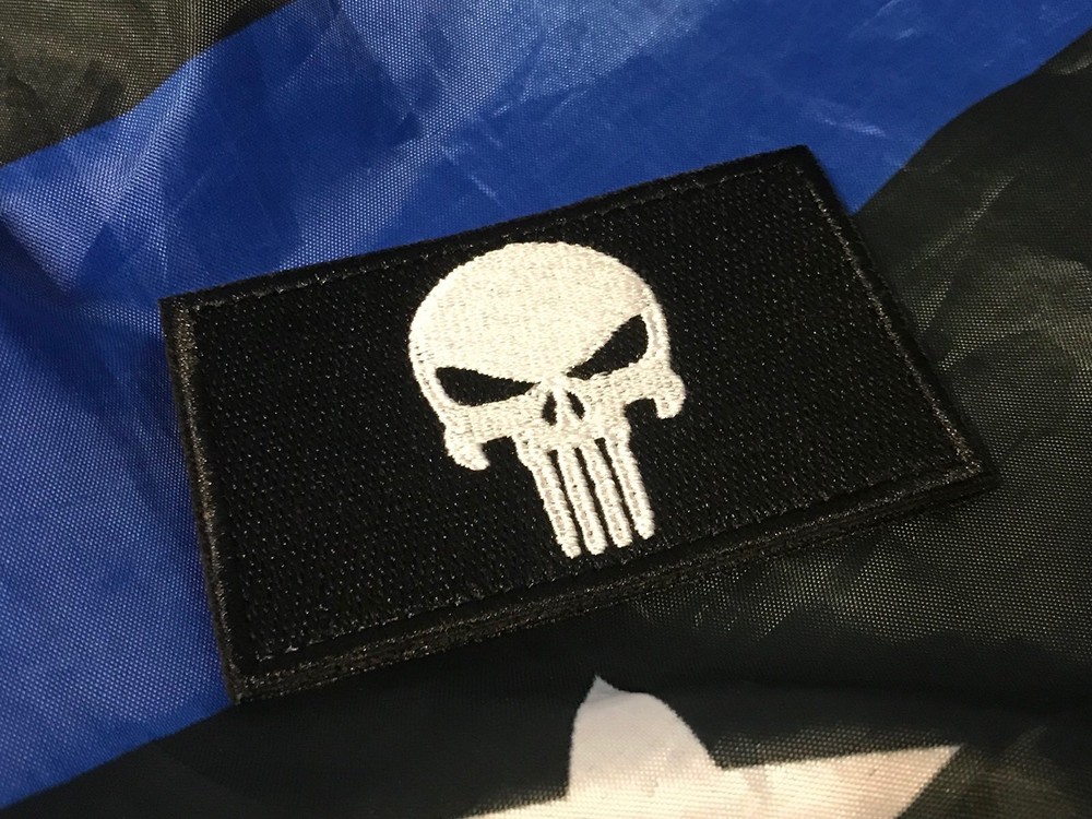 DEVGRU Skull SWAT SOCOM Special Ops Embroider Patch BLACK