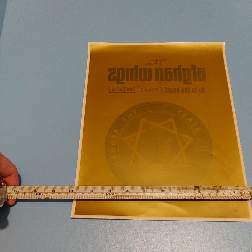 The Afghan Whigs 13 window decals for Do To The Beast 2014 PROMO Music Cling