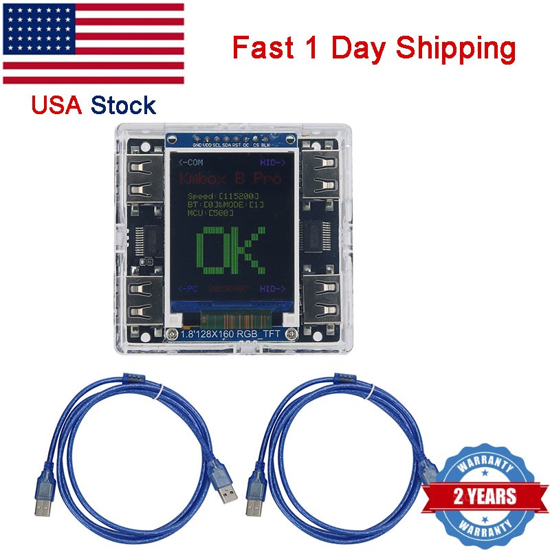 Kmbox B+ (Pro) Keyboard Mouse Controller Keyboard Mouse Macro w/ Screen for DMA