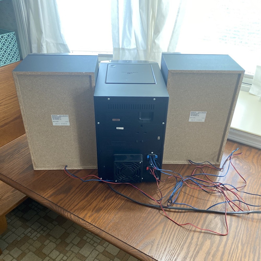 Sony HCD-EC79i CD & IPOD System w/ 2 Speakers SS-EC79 TESTED & WORKING