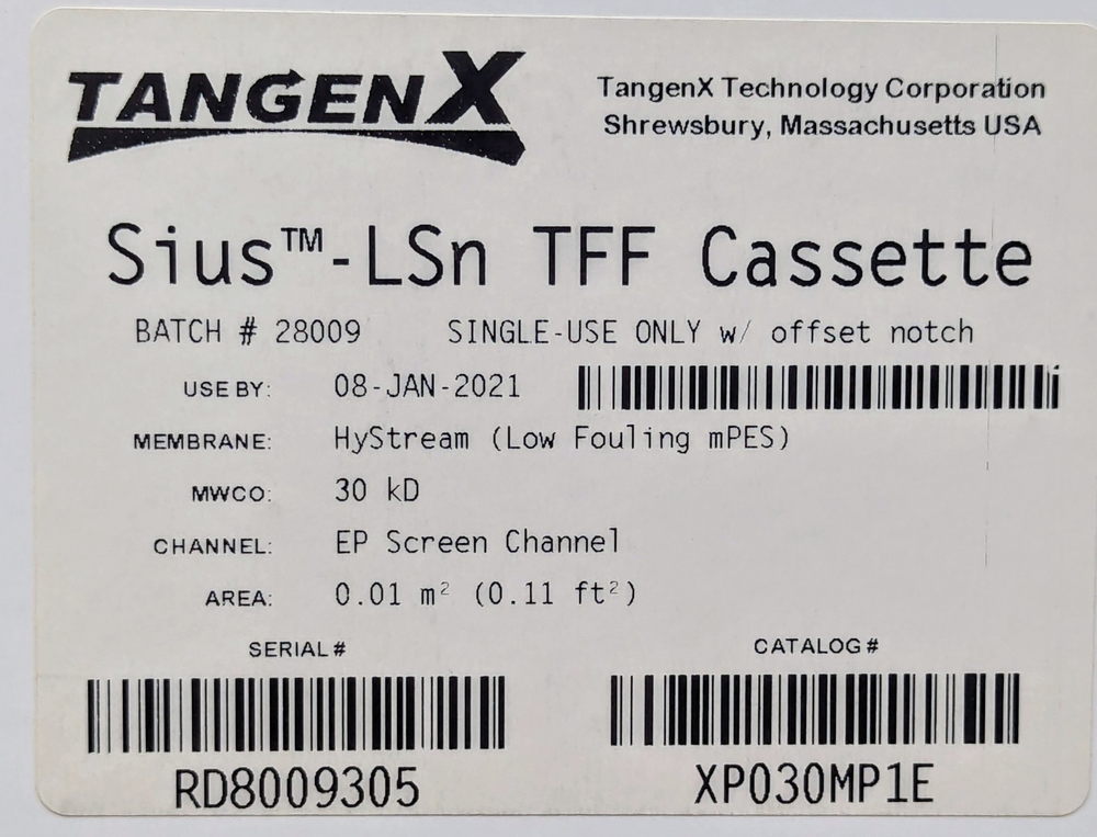 Repligen TangenX SIUS LSn TFF Capsule - XP030MP1E